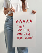 Chef Was Cute, Would Eat Here Again Poster
