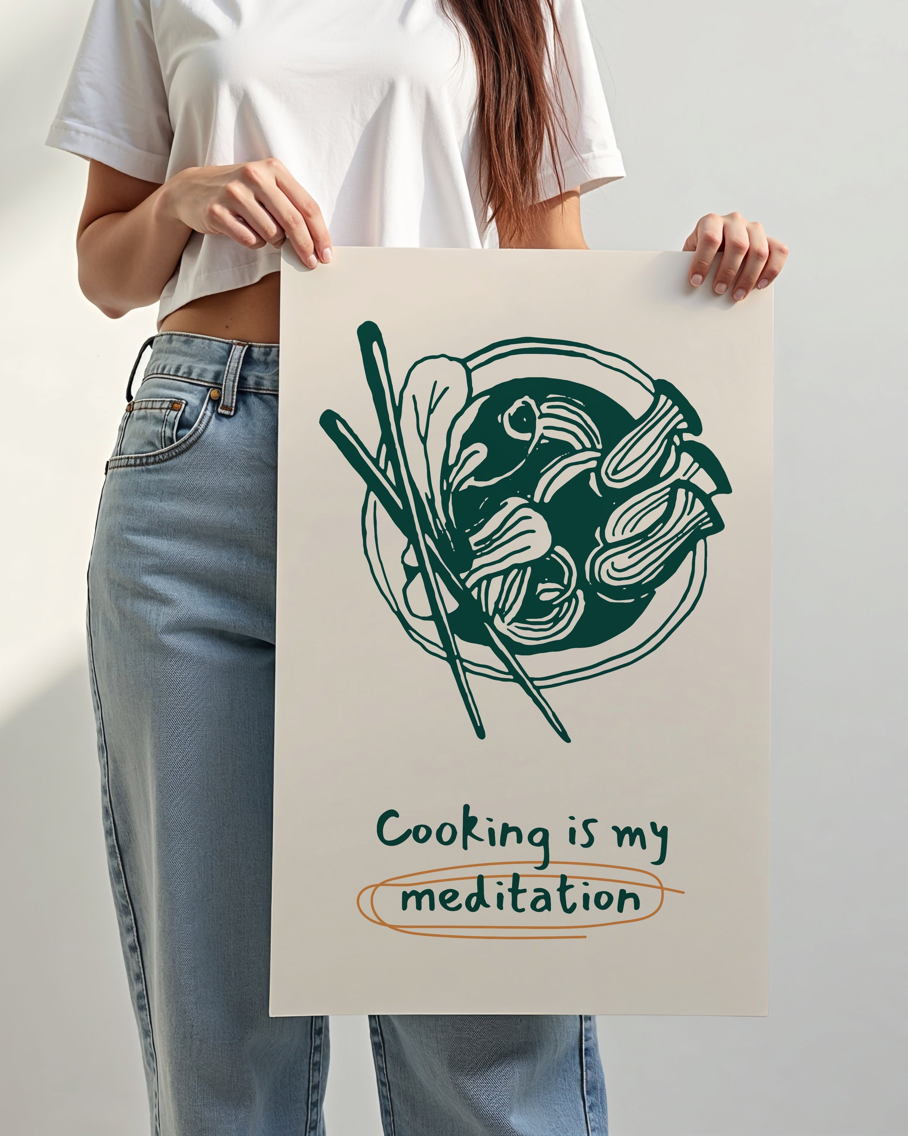 Cooking is My Meditation Poster