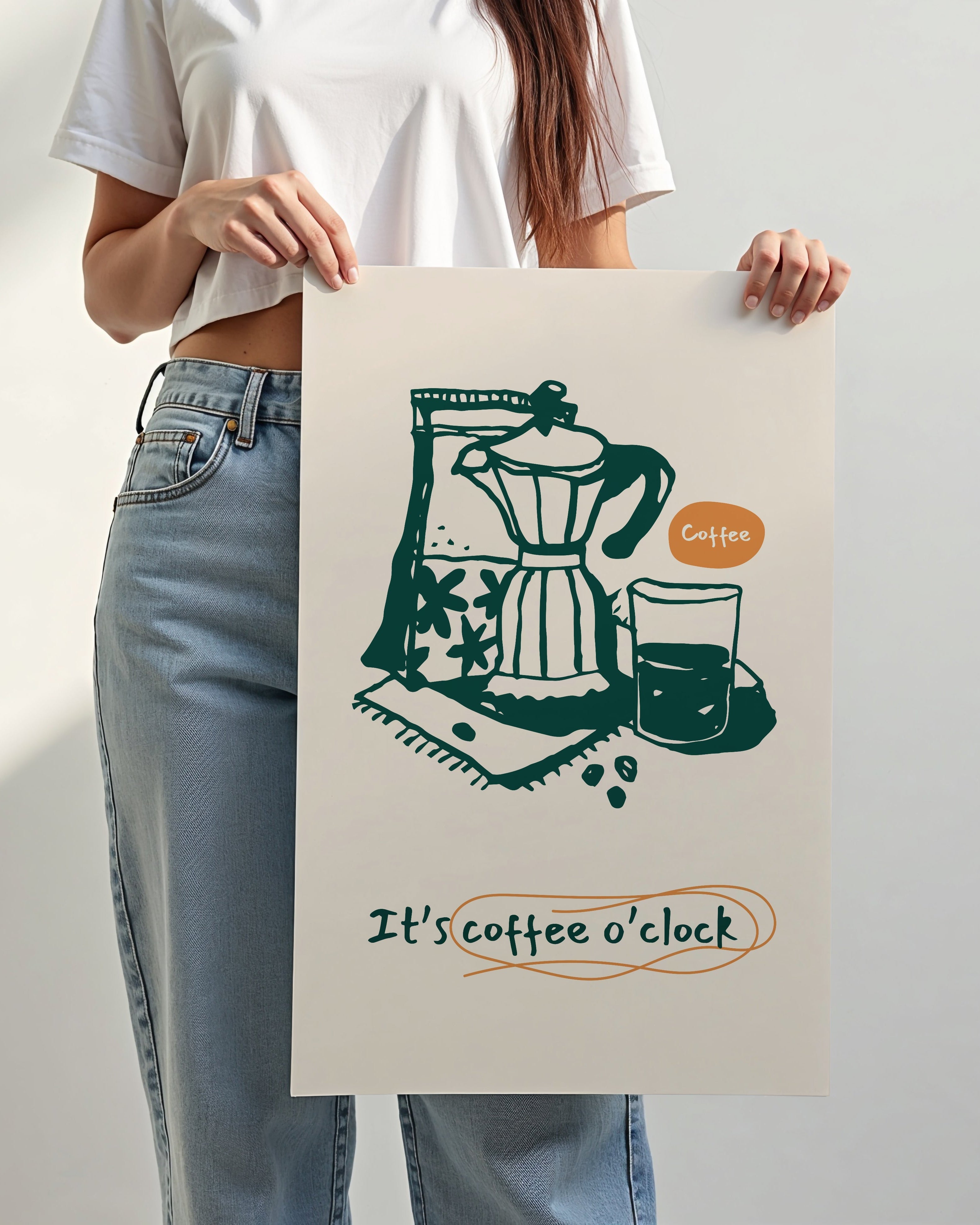 It's Coffee O'Clock Poster