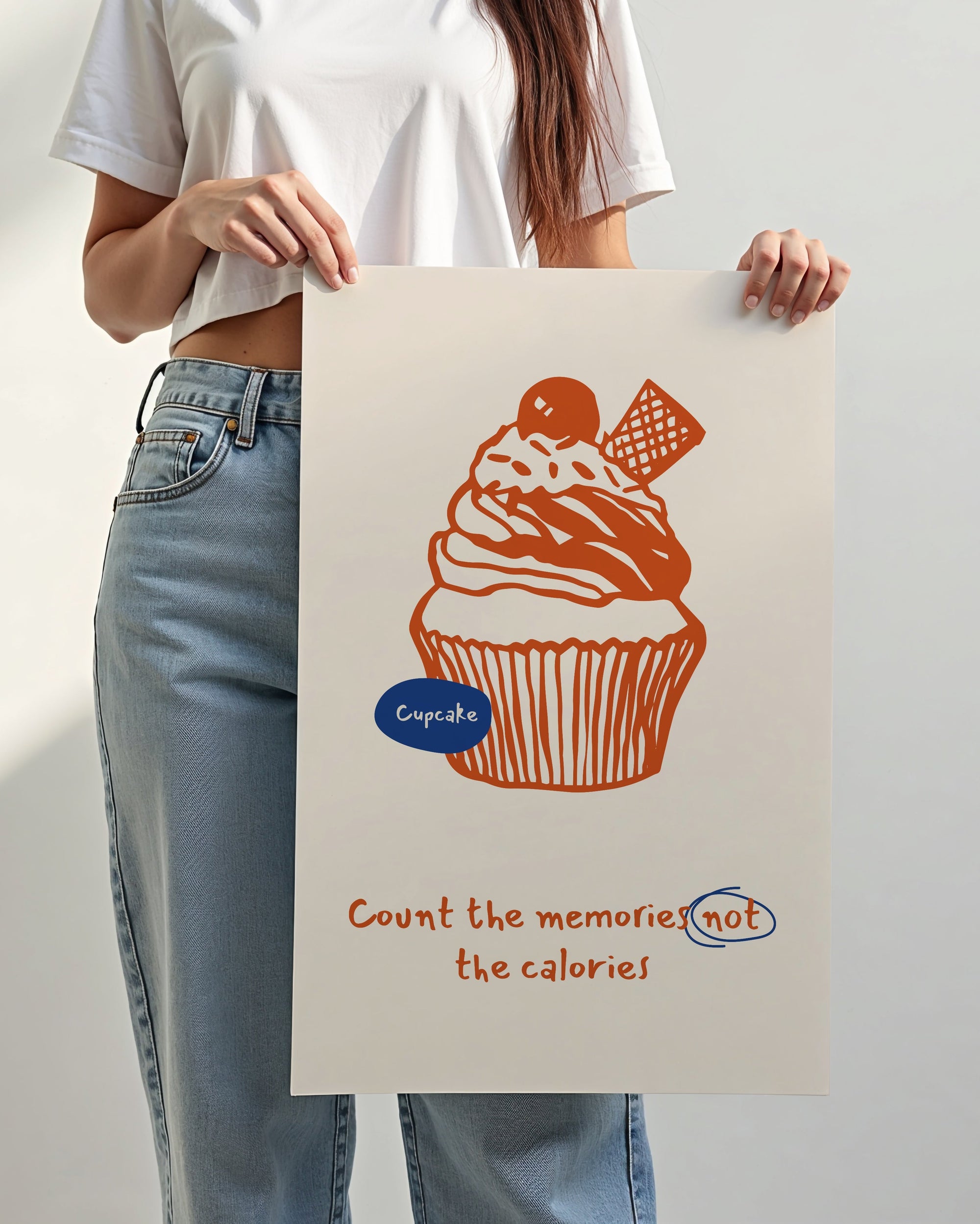 Count the Memories Not the Calories Poster