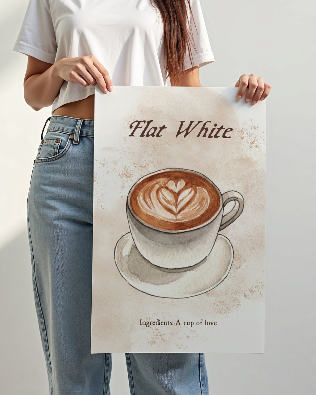 Flat White Poster