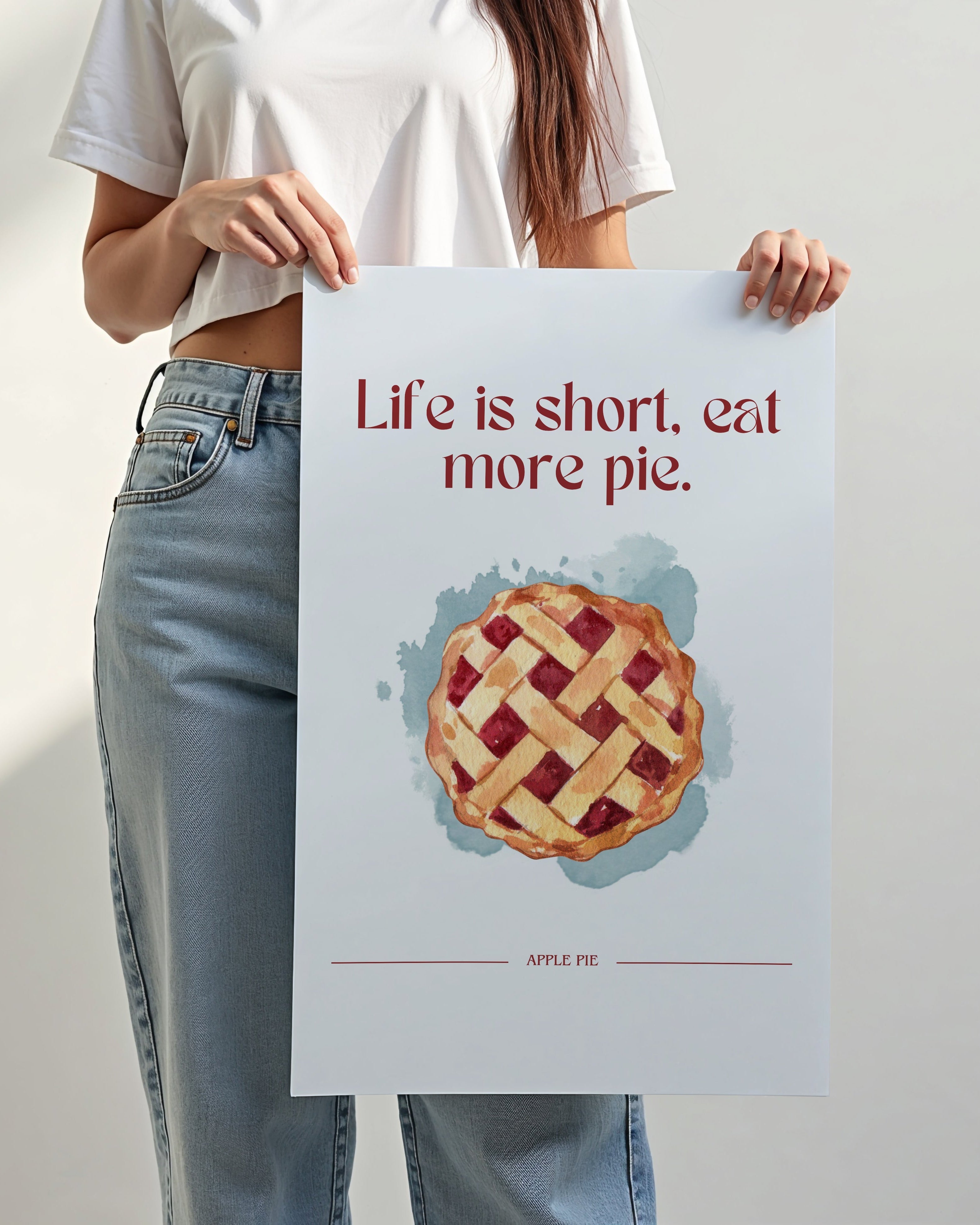 Eat More Pie Poster