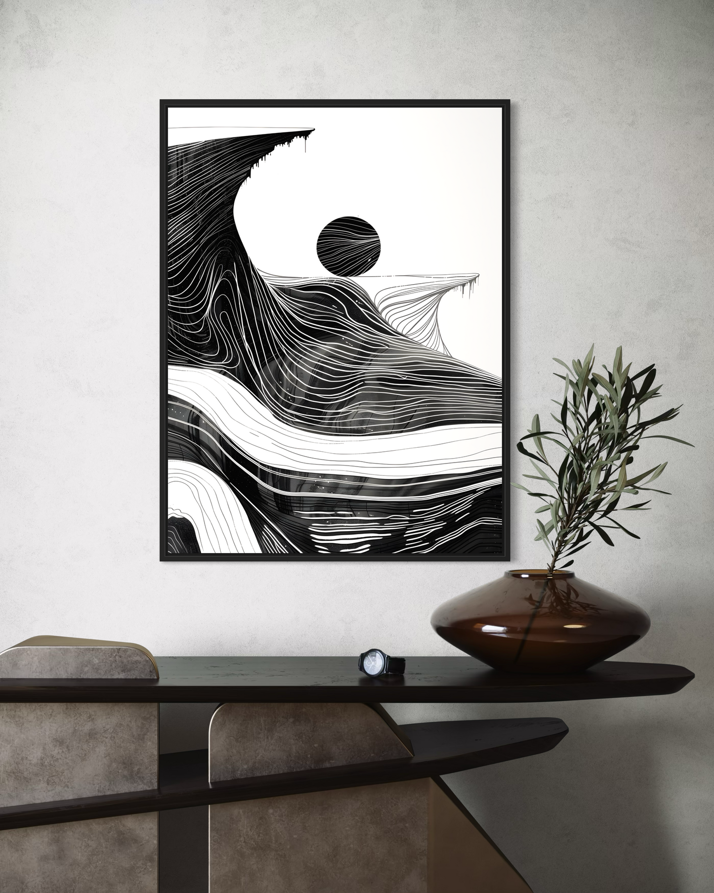 Dark Modern No.3 Poster
