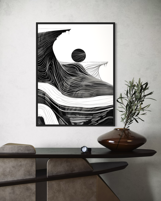 Dark Modern No.3 Poster