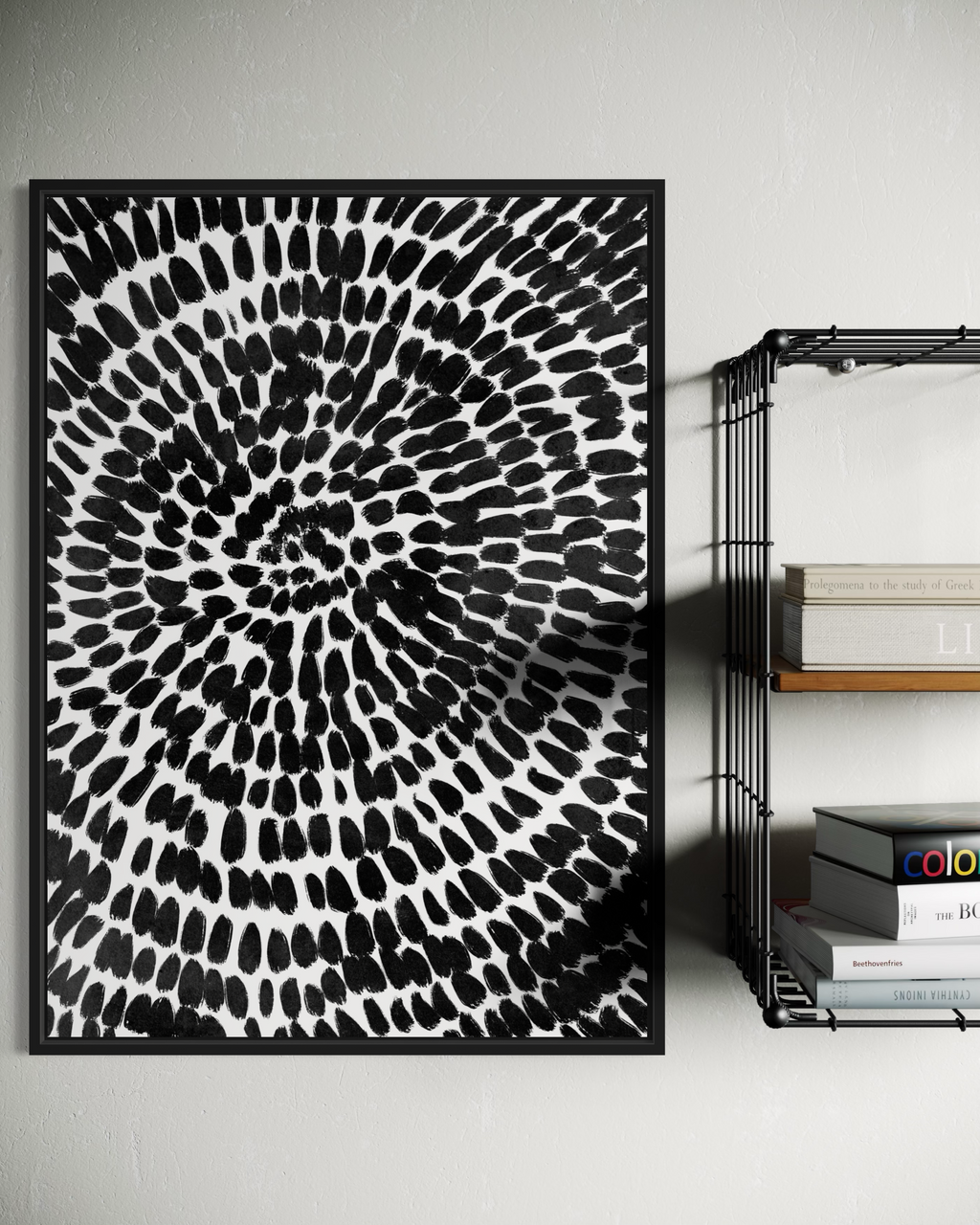 Dark Abstract No.9 Poster