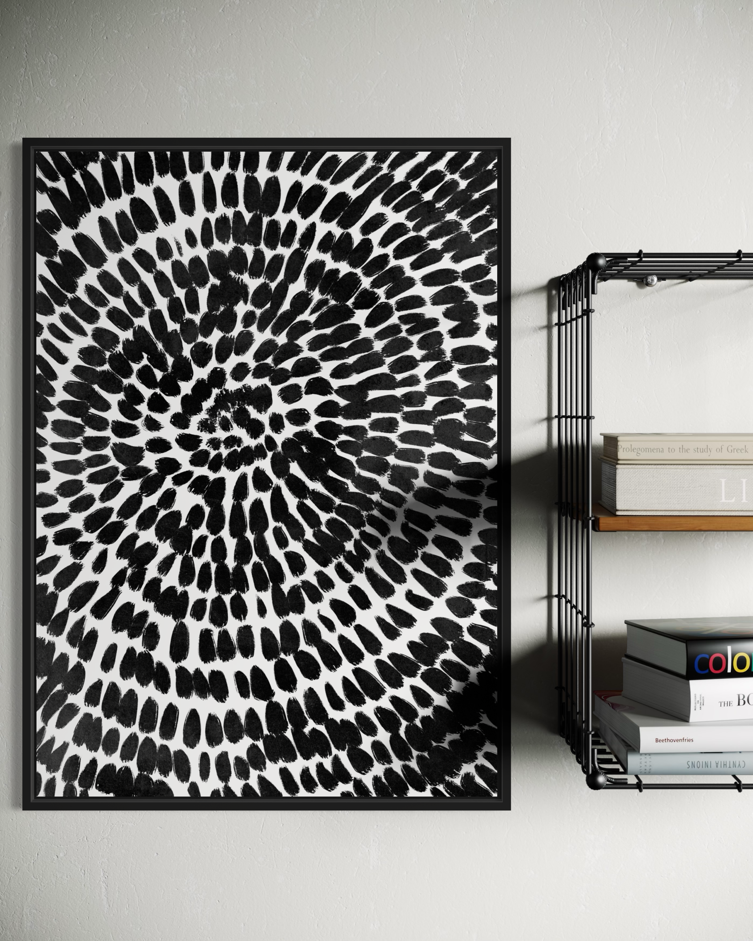 Dark Abstract No.9 Poster