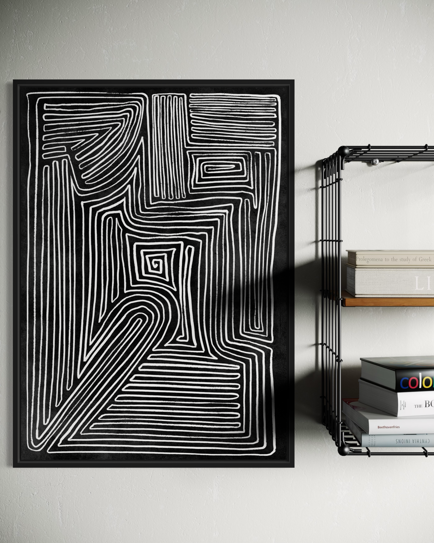 Dark Abstract No.7 Poster