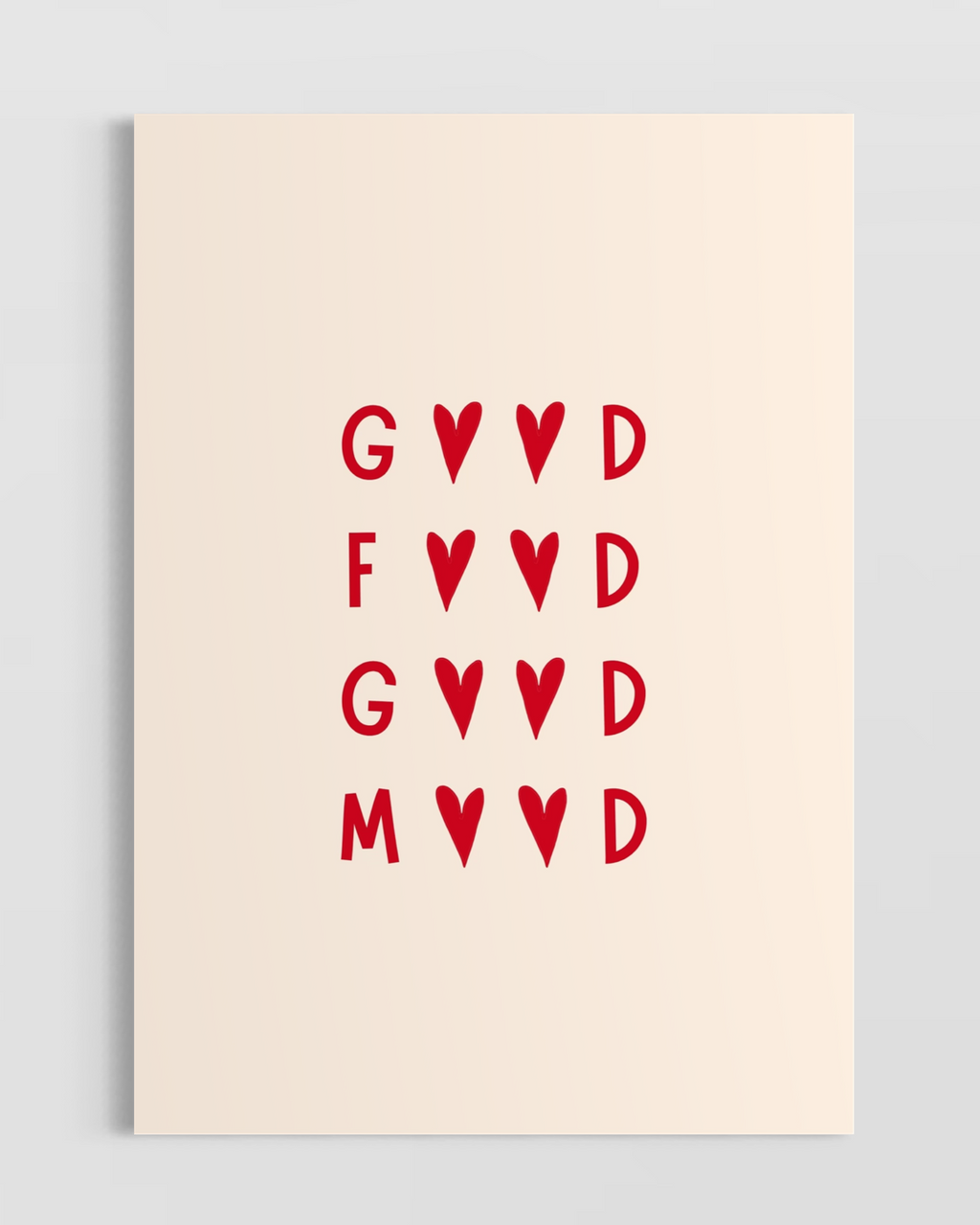 Good Food Good Mood Poster