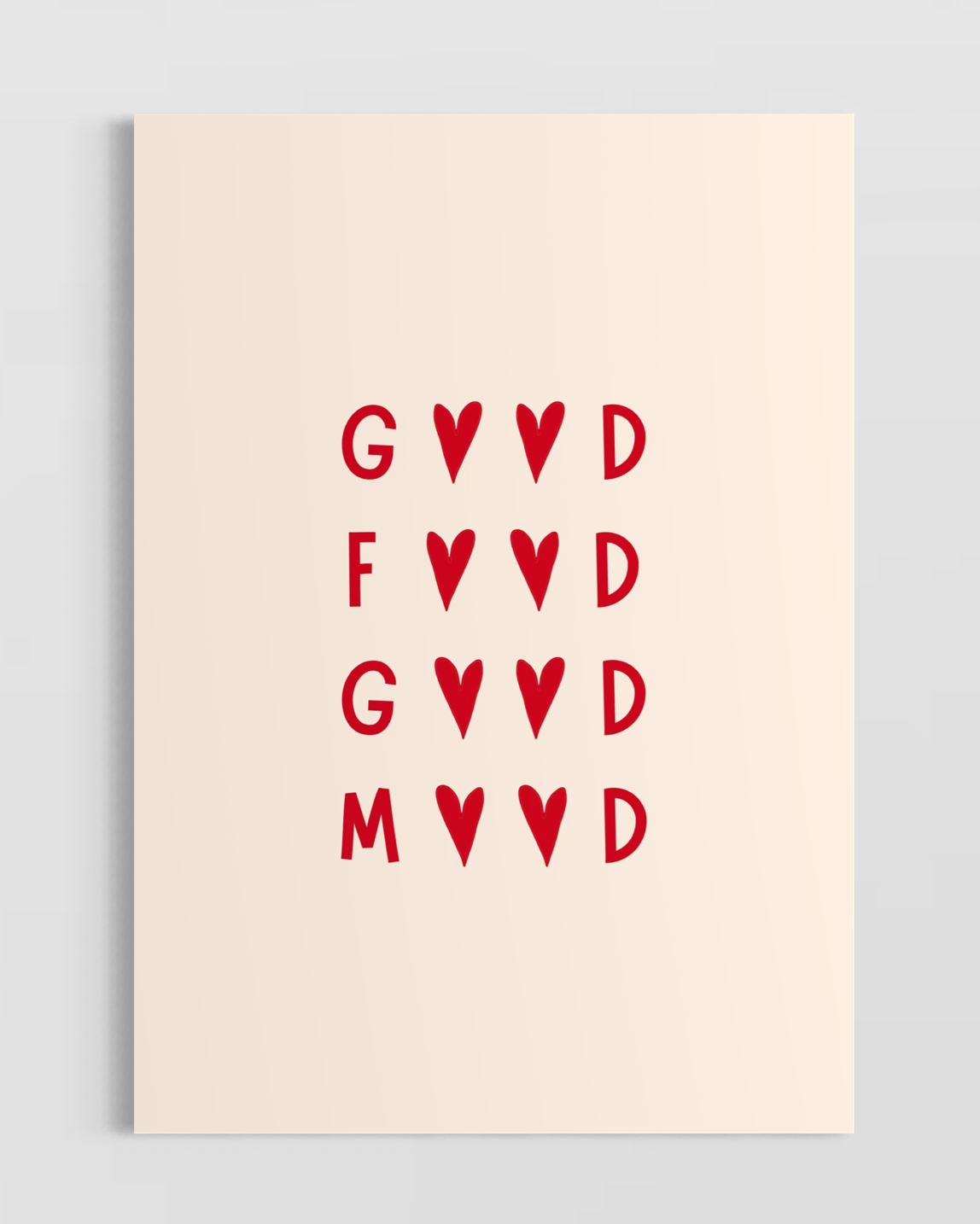 Good Food Good Mood Poster