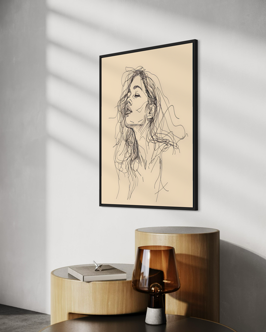 Minimalist Kadın No.5 Poster