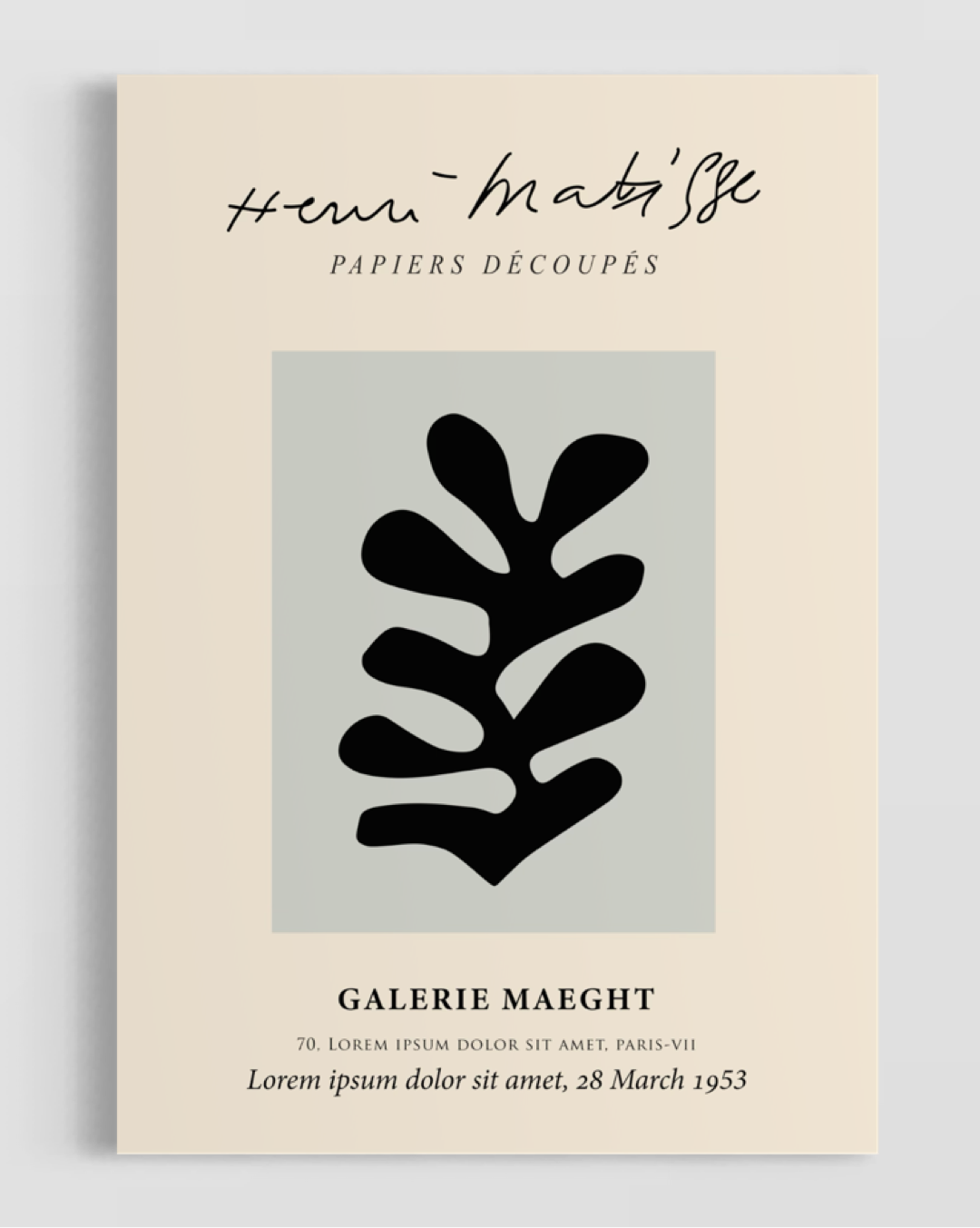 Henri Matisse Galerie Maeght Poster
