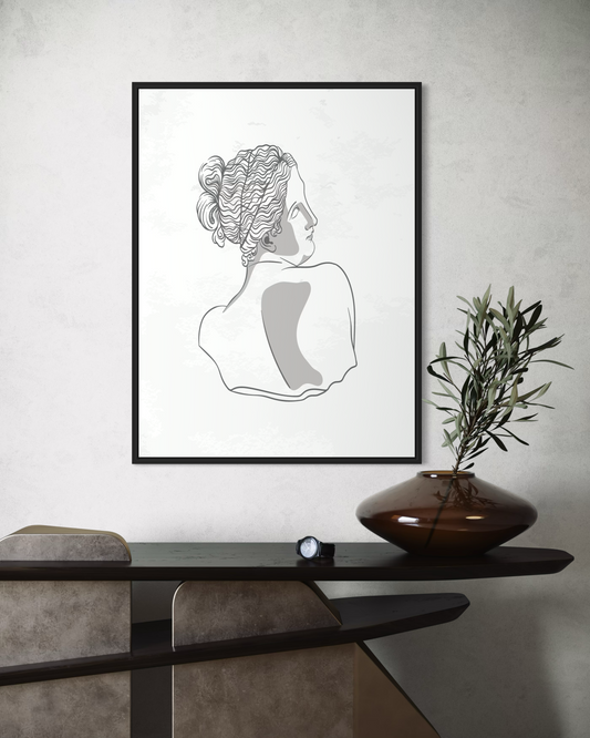 Minimalist Kadın No.6 Poster
