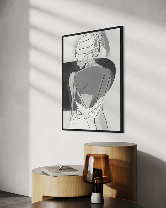 Minimalist Kadın Poster