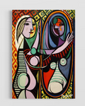 Picasso Ayna Karşısındaki Kız Poster
