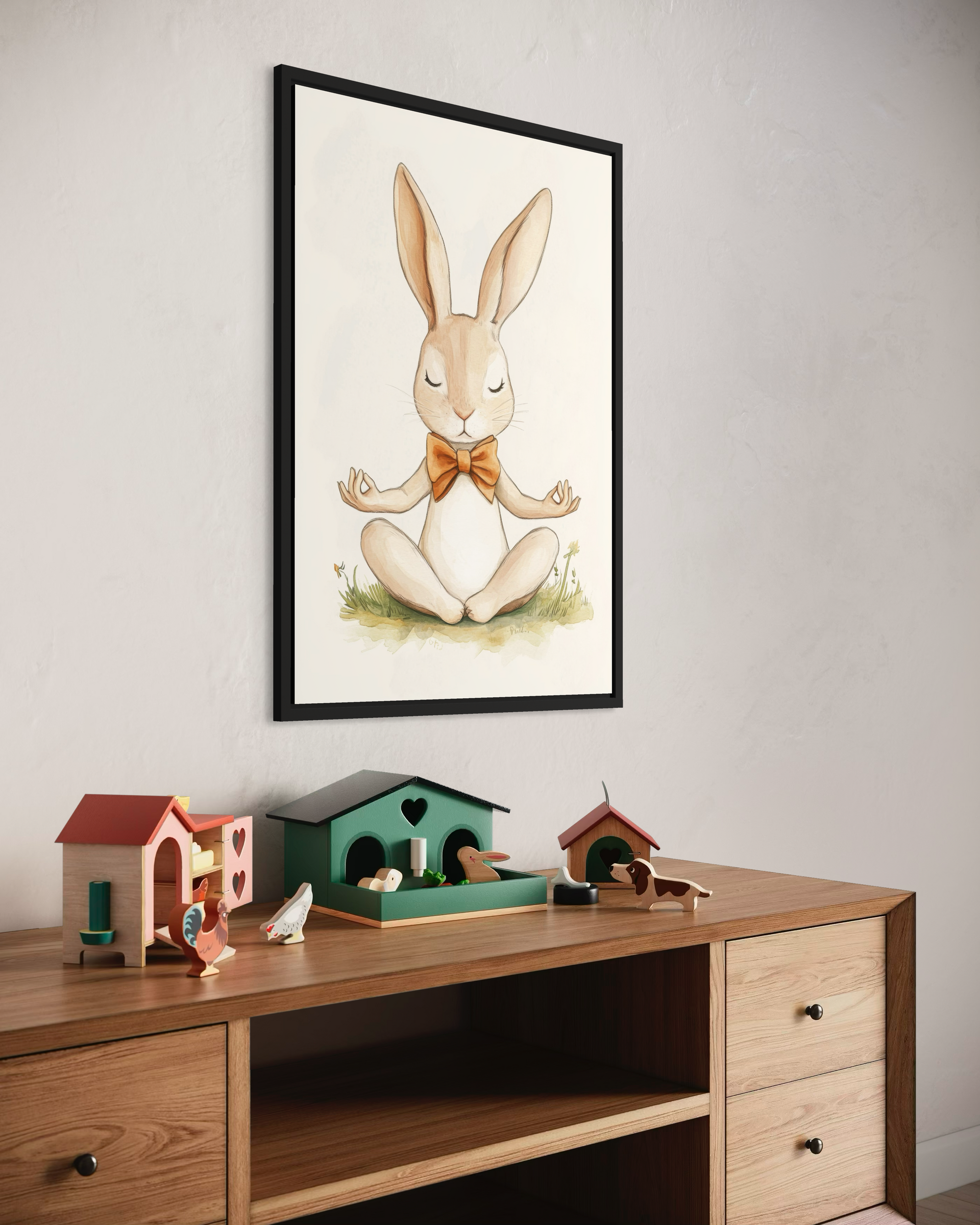 Meditasyon Tavşanı Poster