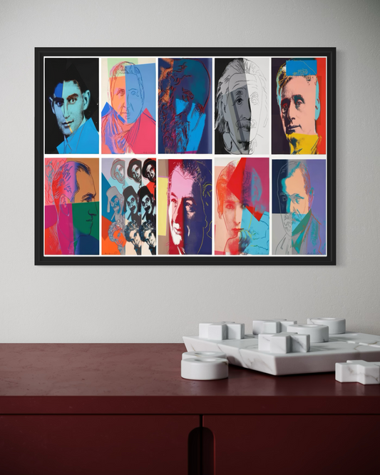 Andy Warhol Ten Portraits Poster
