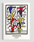 Keith Haring Tower Poster