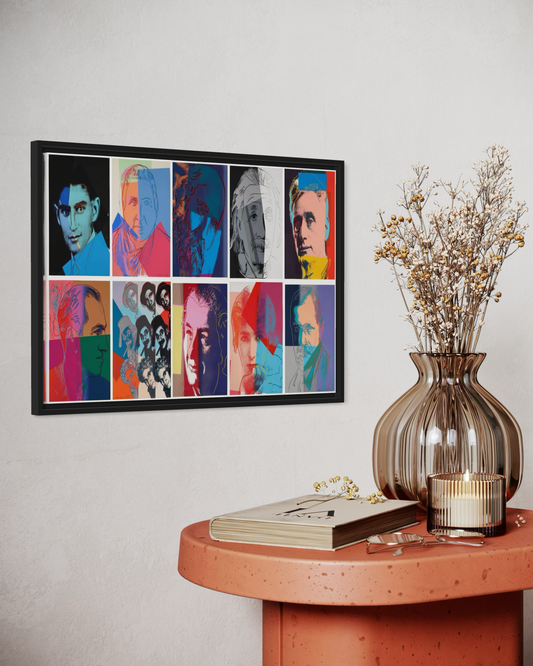Andy Warhol Ten Portraits Poster