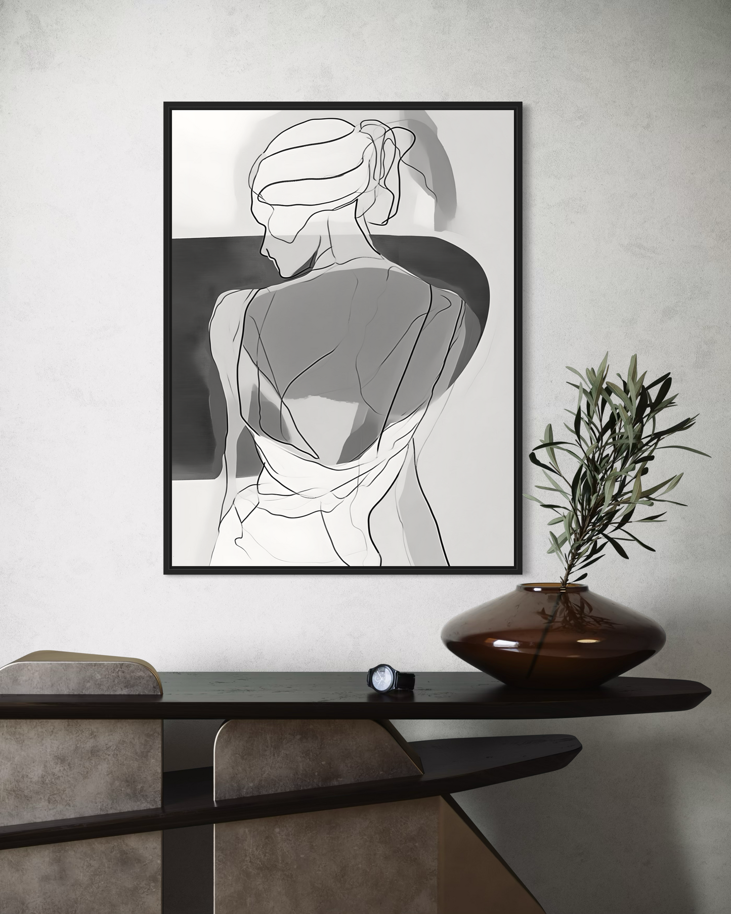 Minimalist Kadın Poster