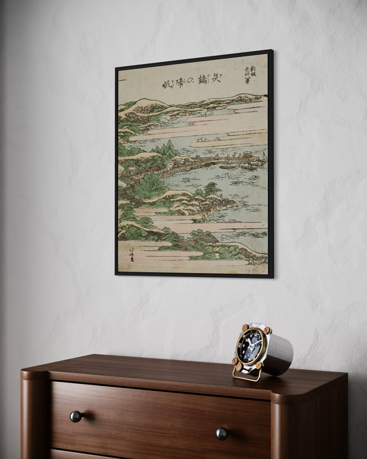 Returning Sails at Yabase Poster