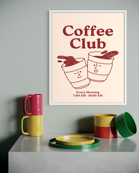 Coffee Club Poster