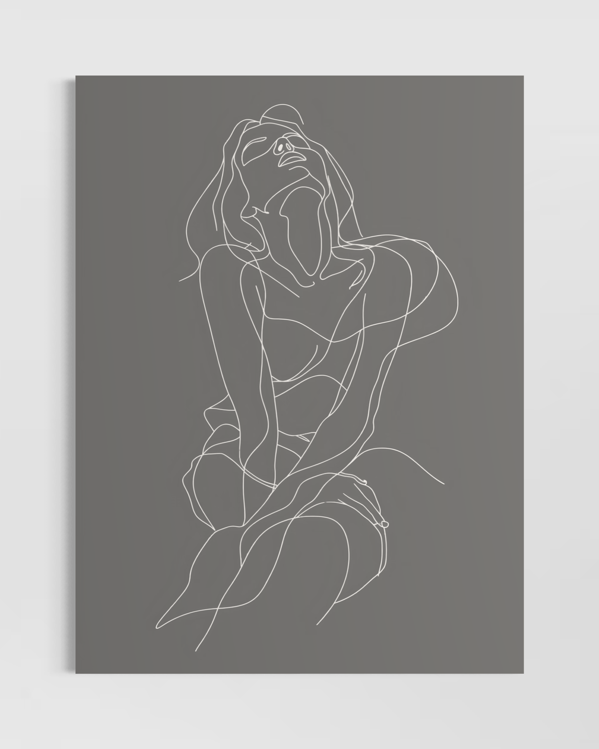 Minimalist Kadın No.2 Poster