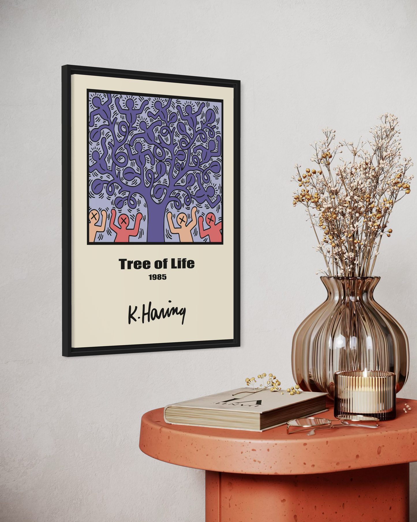 Keith Haring Tree Of Life Poster