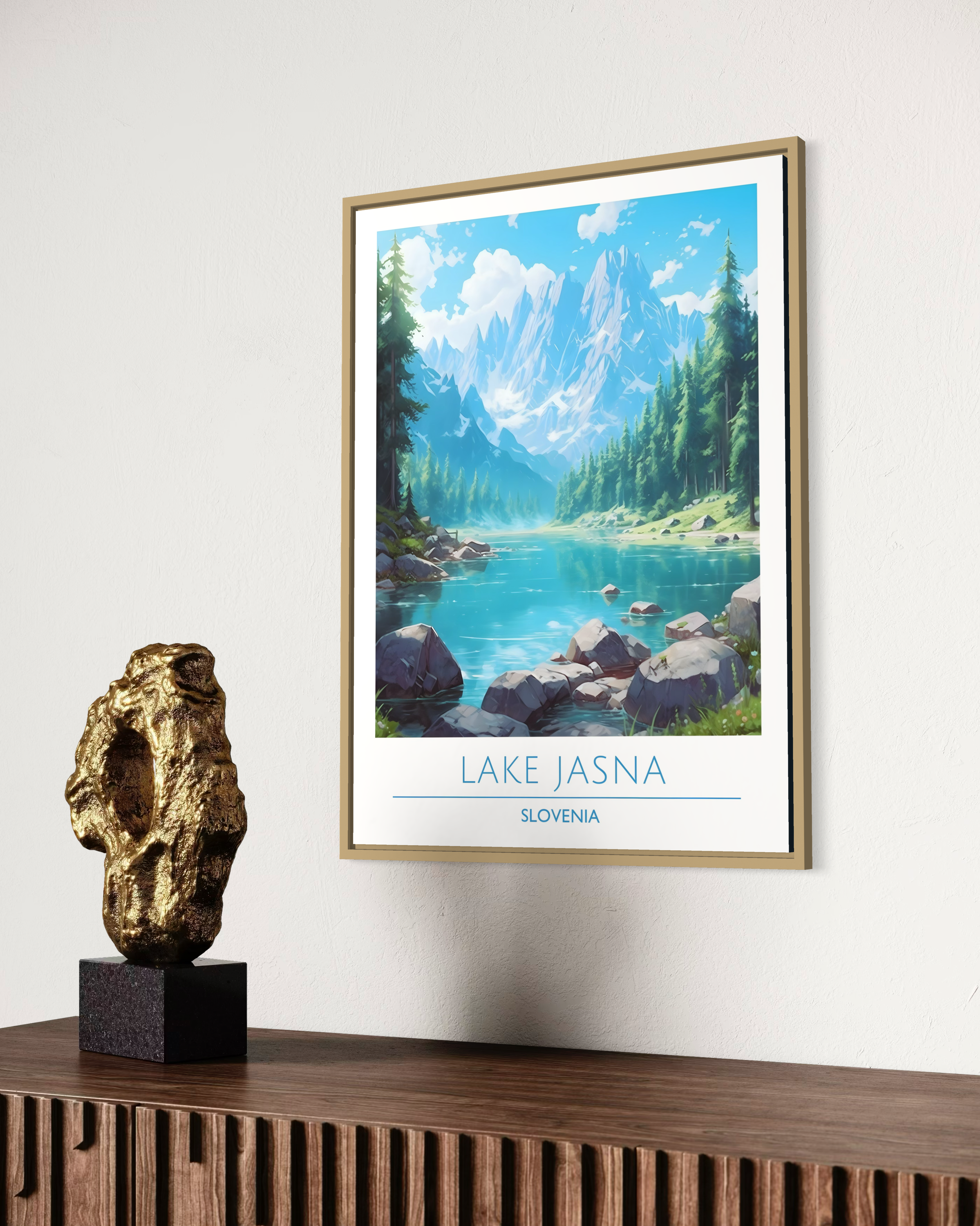 Lake Jasna Poster