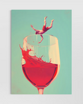 Jumping to Wine Poster