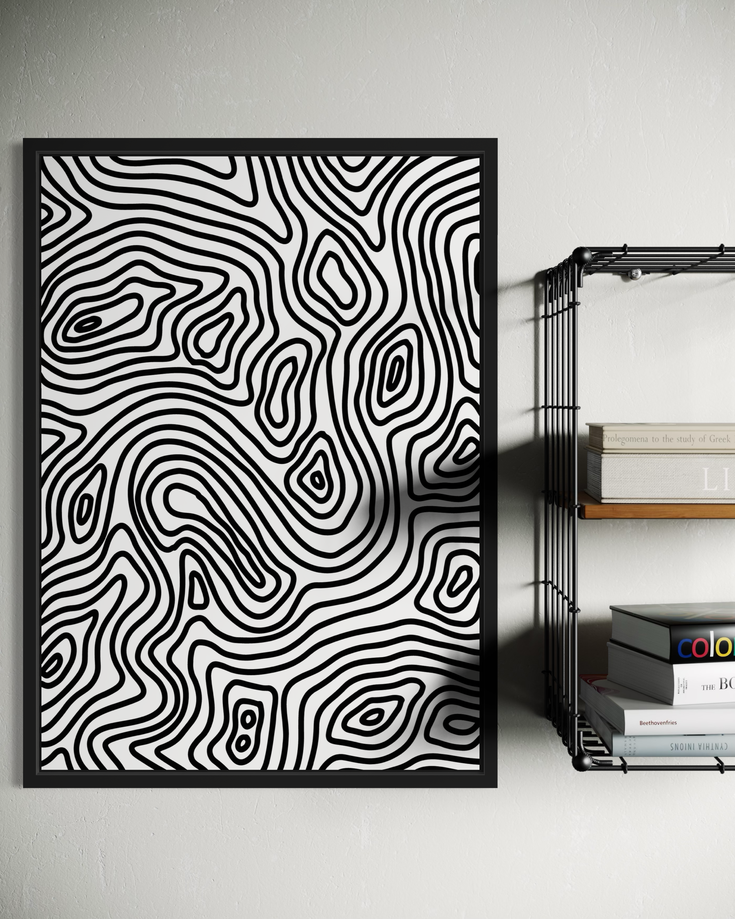 Dark Abstract No.13 Poster