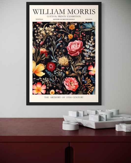 William Morris Cotton Prints Exhibition No.3 Poster