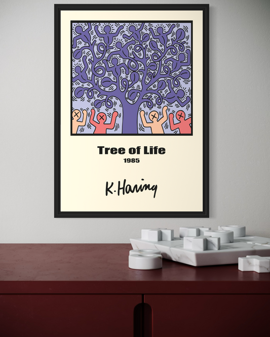Keith Haring Tree Of Life Poster