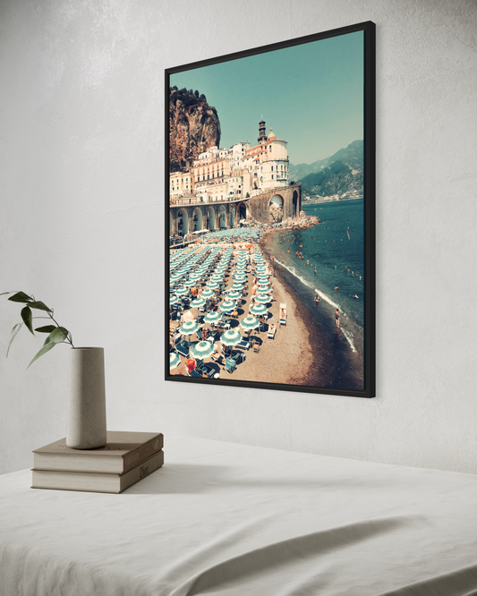 Beach of Atrani Poster