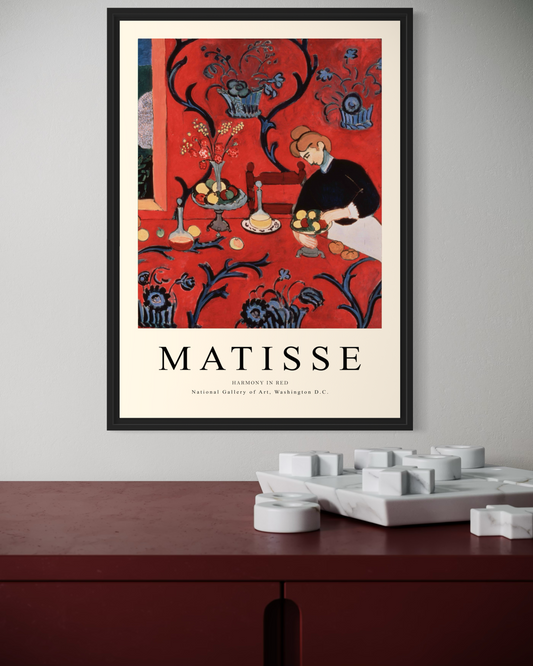 Matisse Harmony in Red Poster