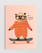 Roll in Pajama Poster