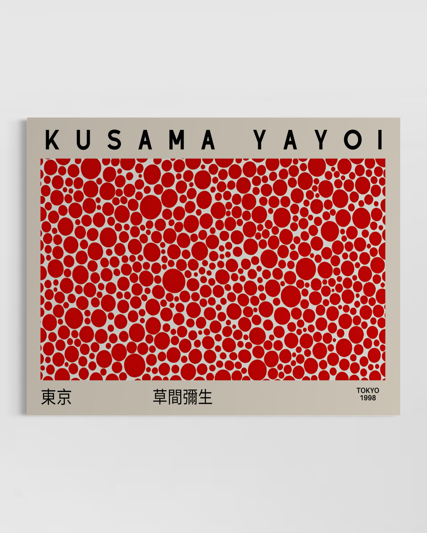 Yayoi Kusama Tokyo 1998 No.3 Poster
