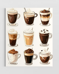 Kremalı Kahve Poster