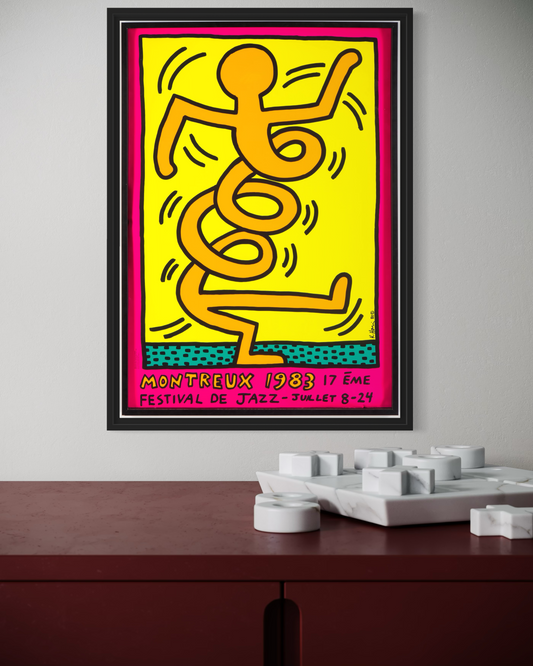 Keith Haring Festival de Jazz Poster