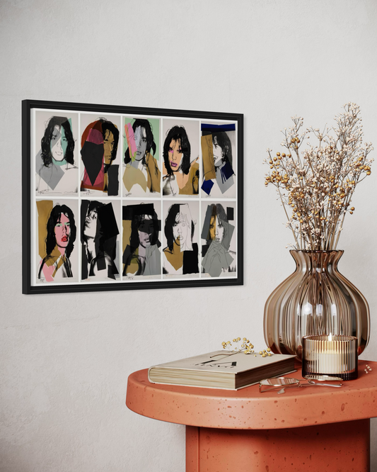 Andy Warhol - Mick Jagger Poster