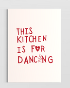 This Kitchen Is for Dancing Poster