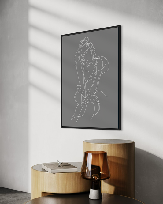 Minimalist Kadın No.2 Poster