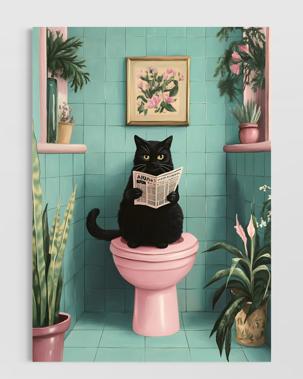Black Cat Poster