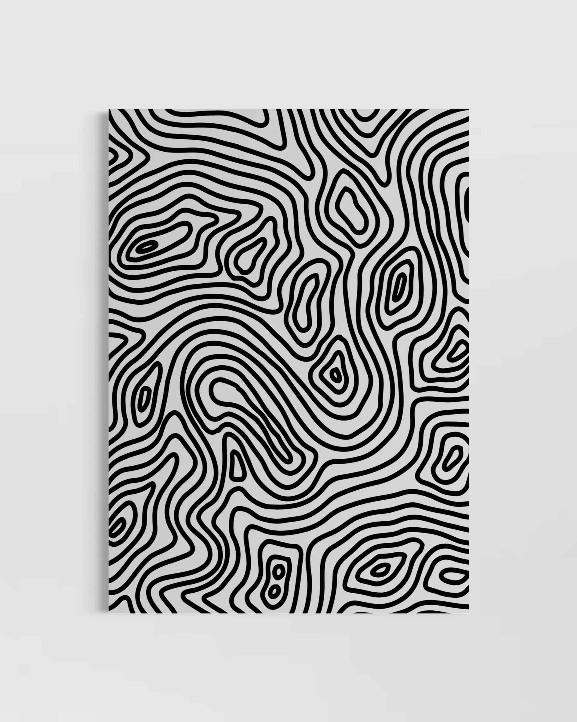 Dark Abstract No.13 Poster