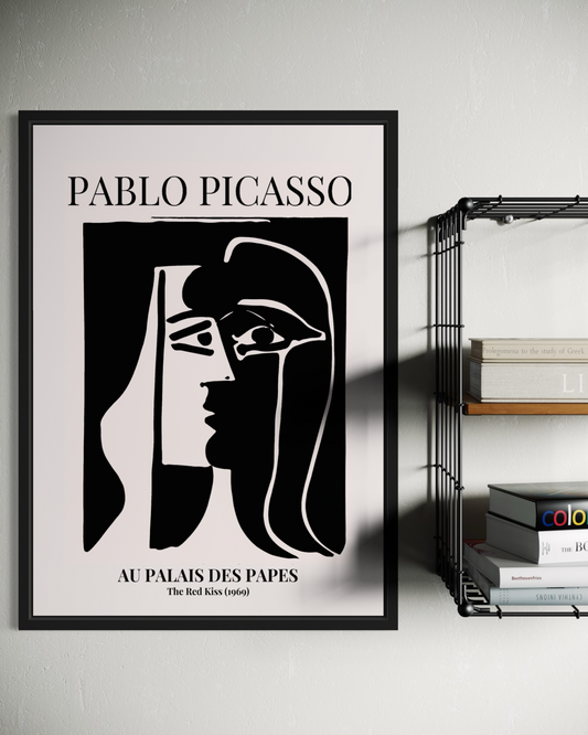 Picasso The Red Kiss Poster