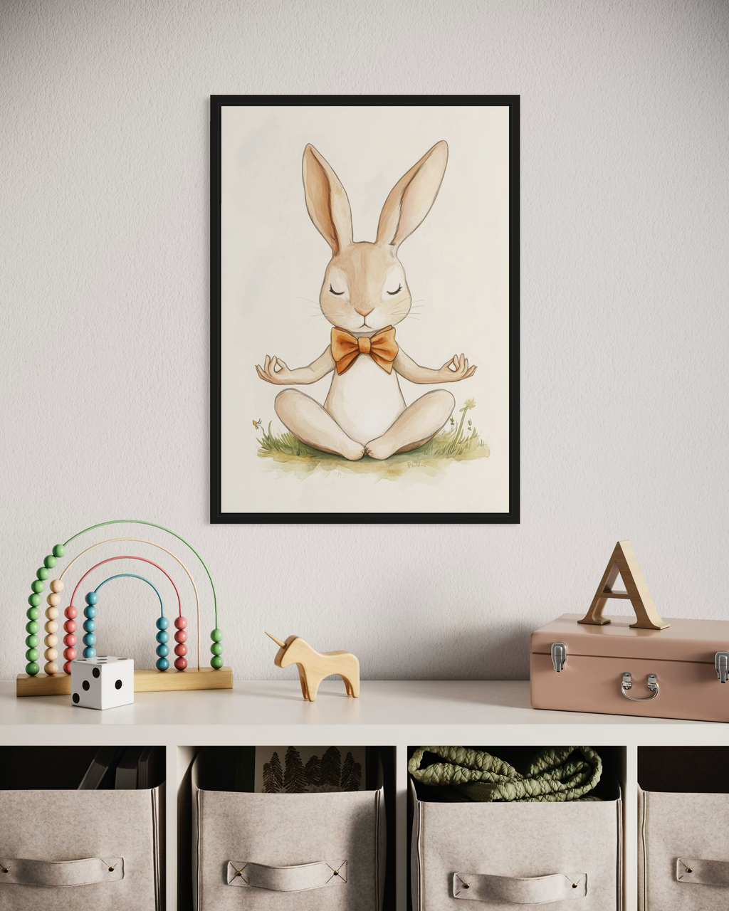 Meditasyon Tavşanı Poster