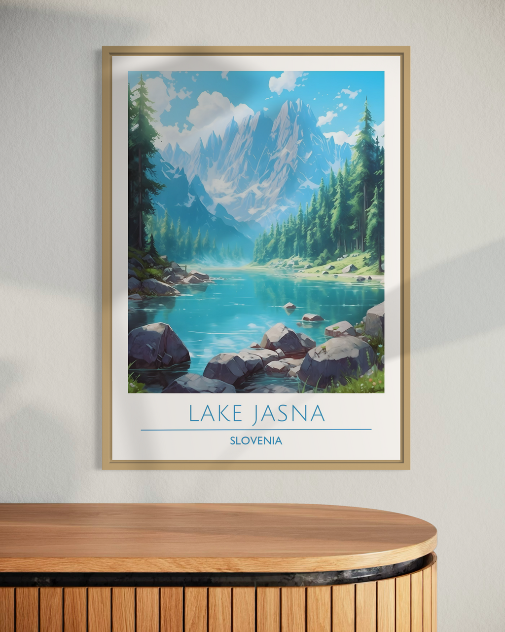 Lake Jasna Poster