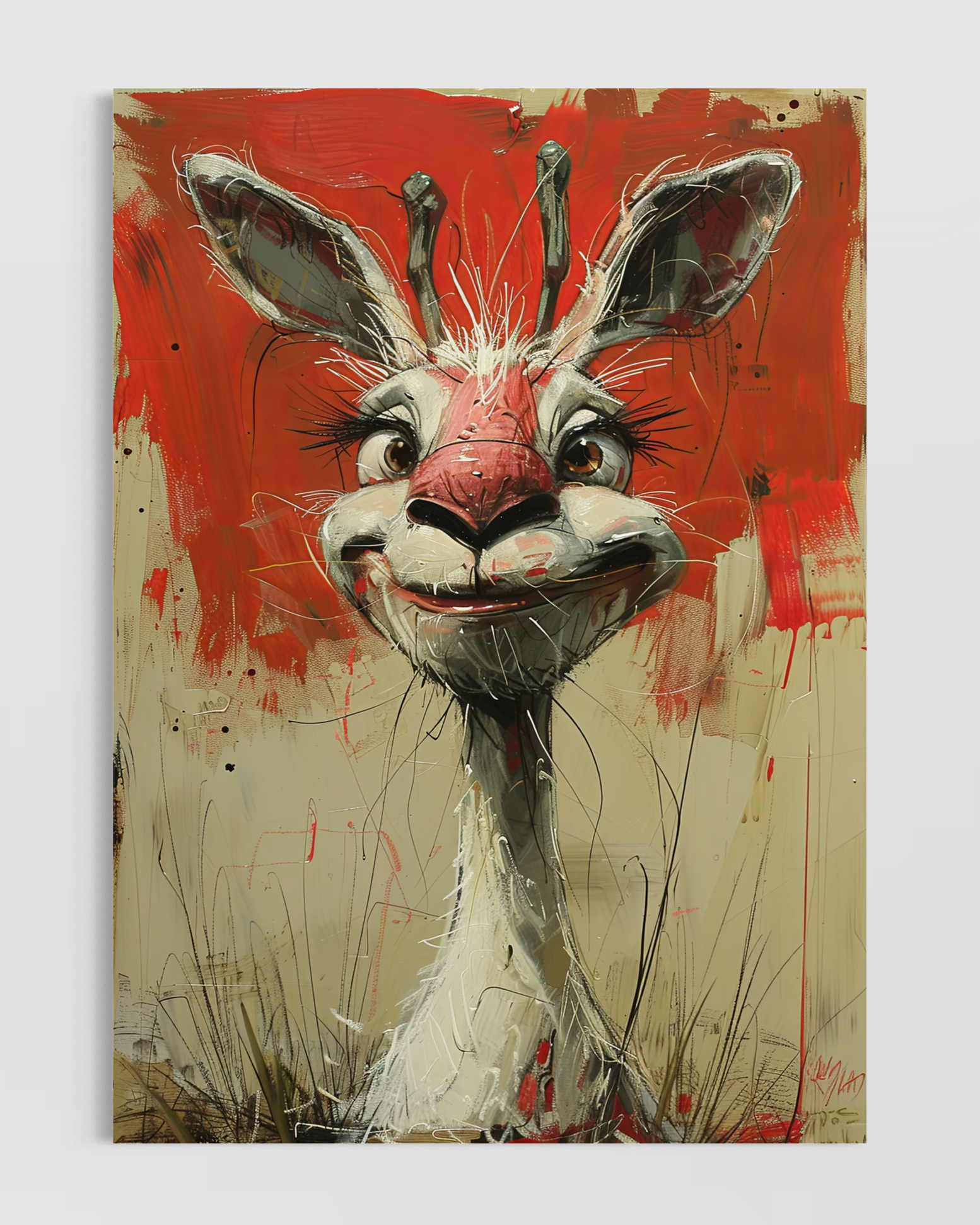 The Giraffe Poster