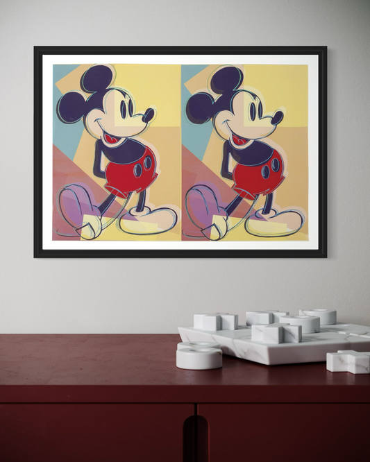 Andy Warhol - Double Micky Mouse Poster