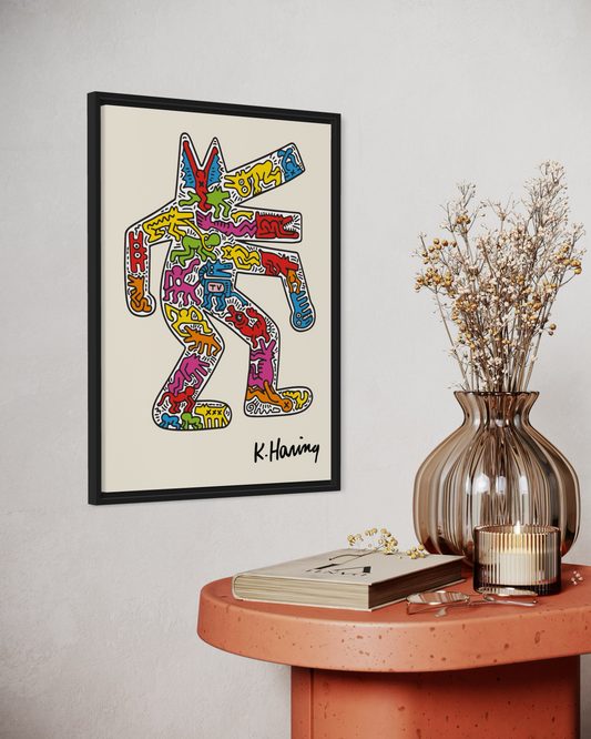 Keith Haring Wolf Poster