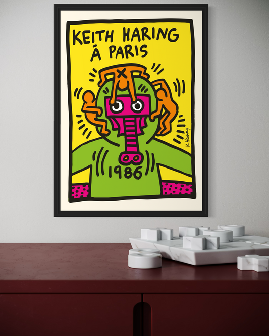 Keith Haring Paris Poster